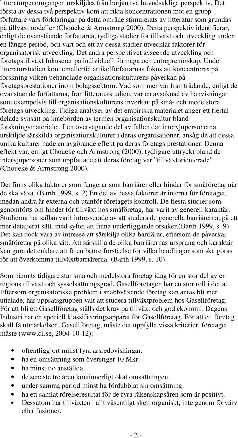 Armstrong 2000).