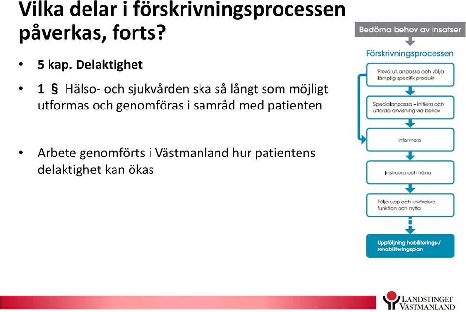 Delaktighet 1 Hälso och sjukvården ska så långt som