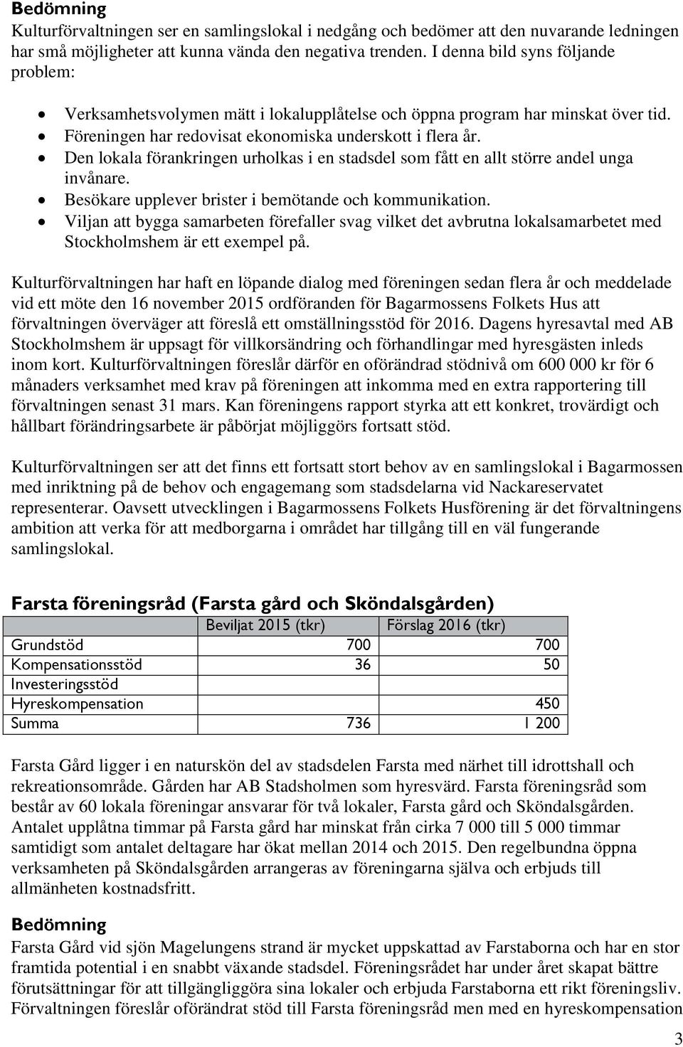 Den lokala förankringen urholkas i en stadsdel som fått en allt större andel unga invånare. Besökare upplever brister i bemötande och kommunikation.