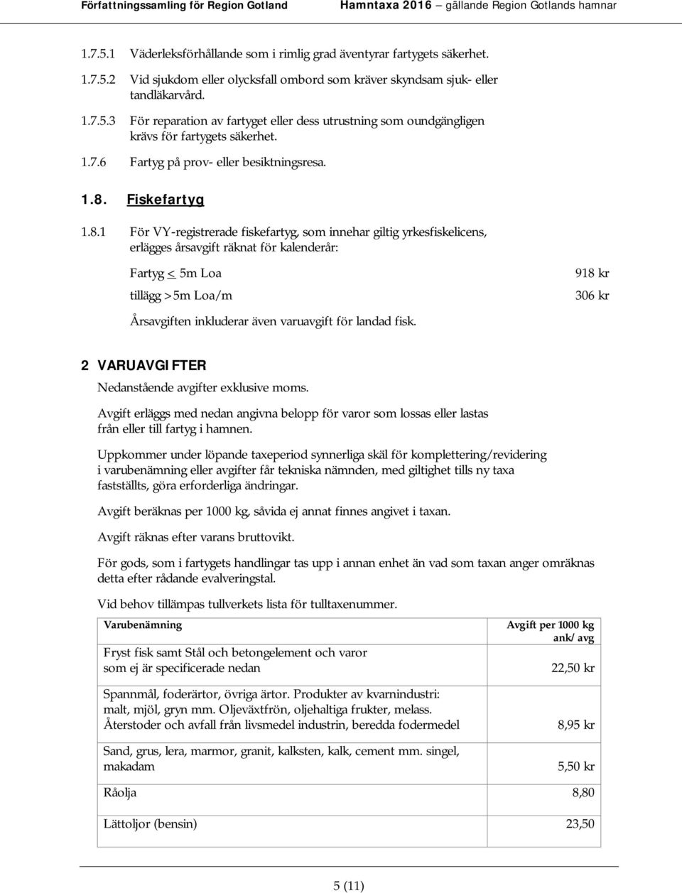 Fiskefartyg 1.8.