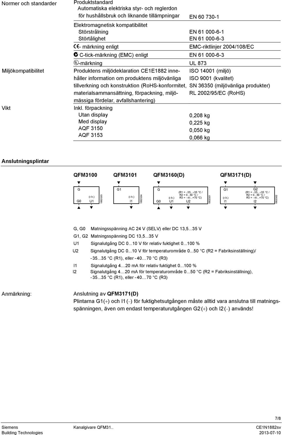 innehåller information om produktens miljövänliga tillverkning och konstruktion (RoHS-konformitet, materialsammansättning, förpackning, miljömässiga fördelar, avfallshantering) Inkl.