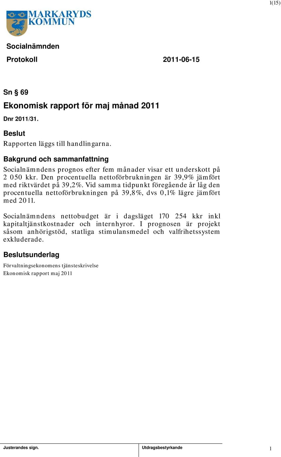 Vid samma tidpunkt föregående år låg den procentuella nettoförbrukningen på 39,8%, dvs 0,% lägre jämfört med 20.