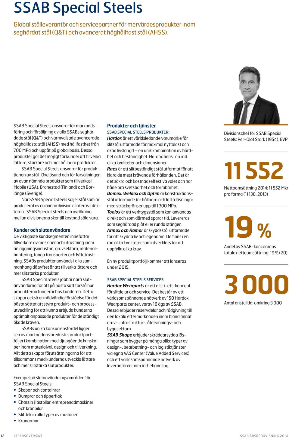 global basis. Dessa produkter gör det möjligt för kunder att tillverka lättare, starkare och mer hållbara produkter.