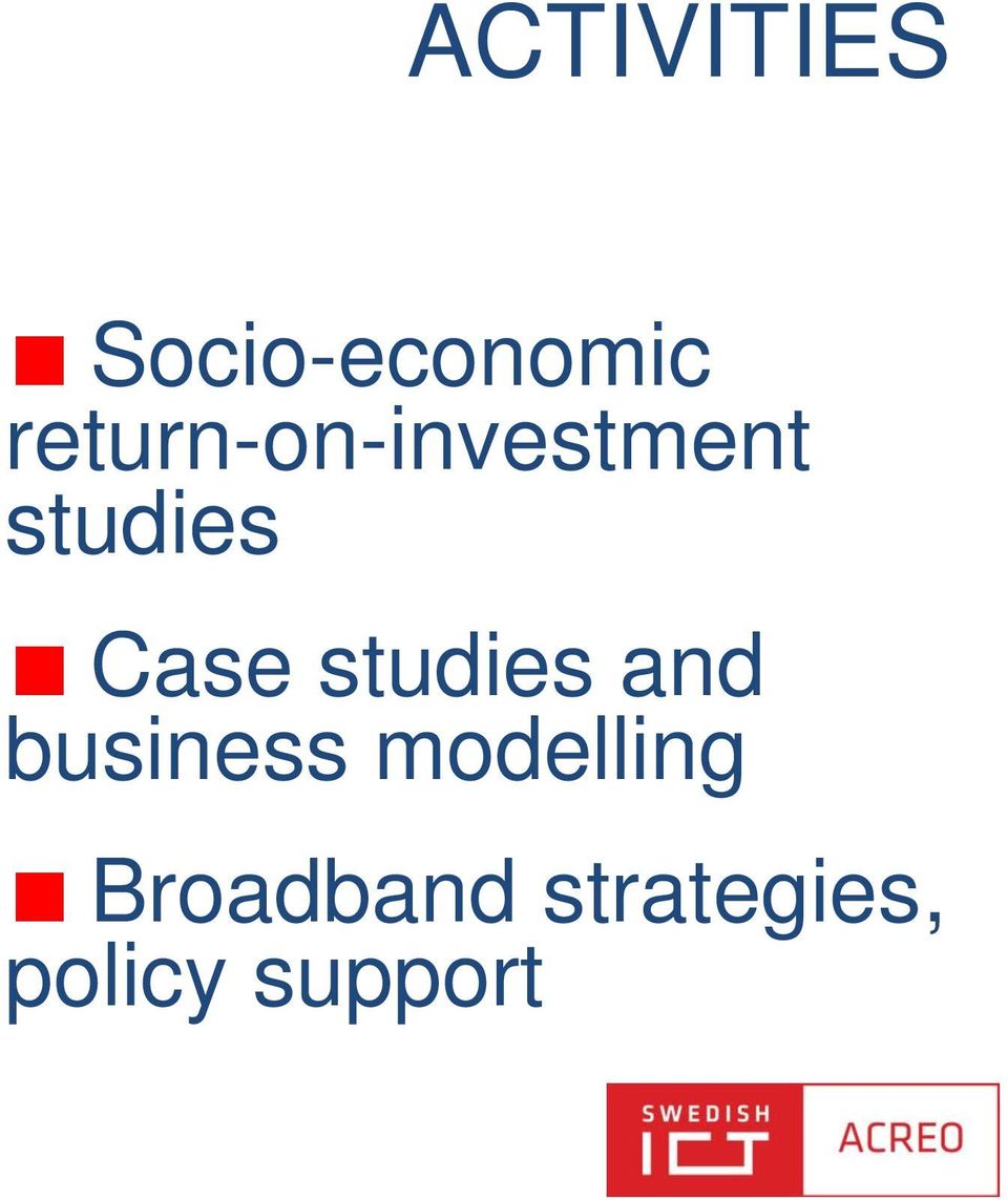 Case studies and business