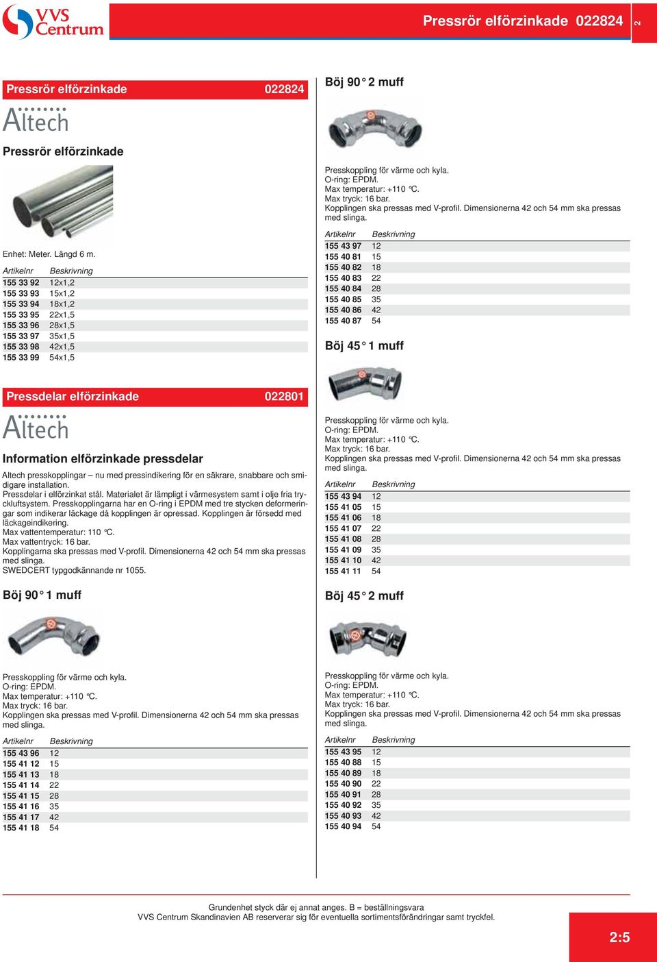 155 33 92 12x1,2 155 33 93 15x1,2 155 33 94 18x1,2 155 33 95 22x1,5 155 33 96 28x1,5 155 33 97 35x1,5 155 33 98 42x1,5 155 33 99 54x1,5 155 43 97 12 155 40 81 15 155 40 82 18 155 40 83 22 155 40 84