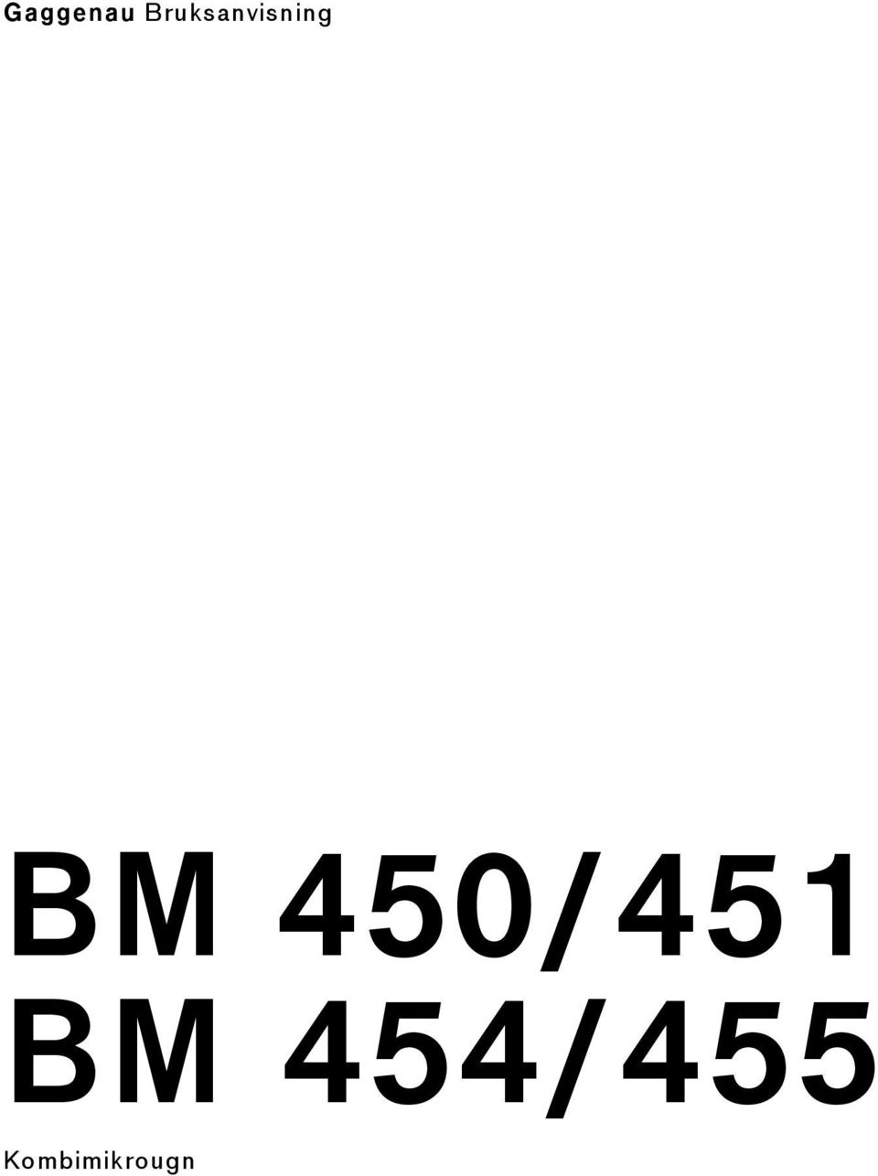 BM 450/451 BM