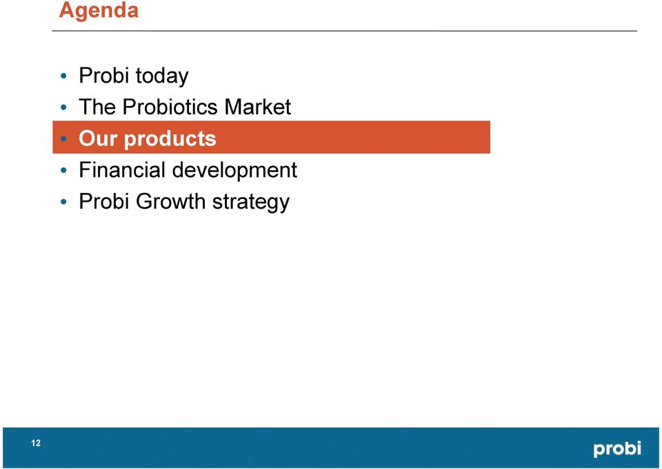 products Financial