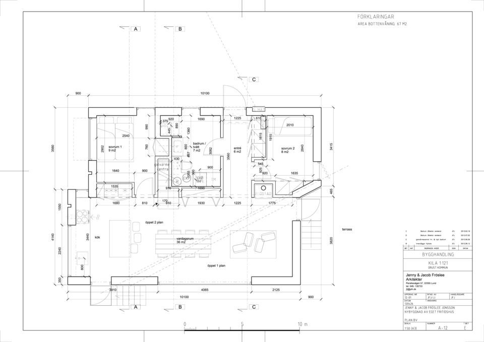 3560 1225 entrø 6 m2 610 EL.