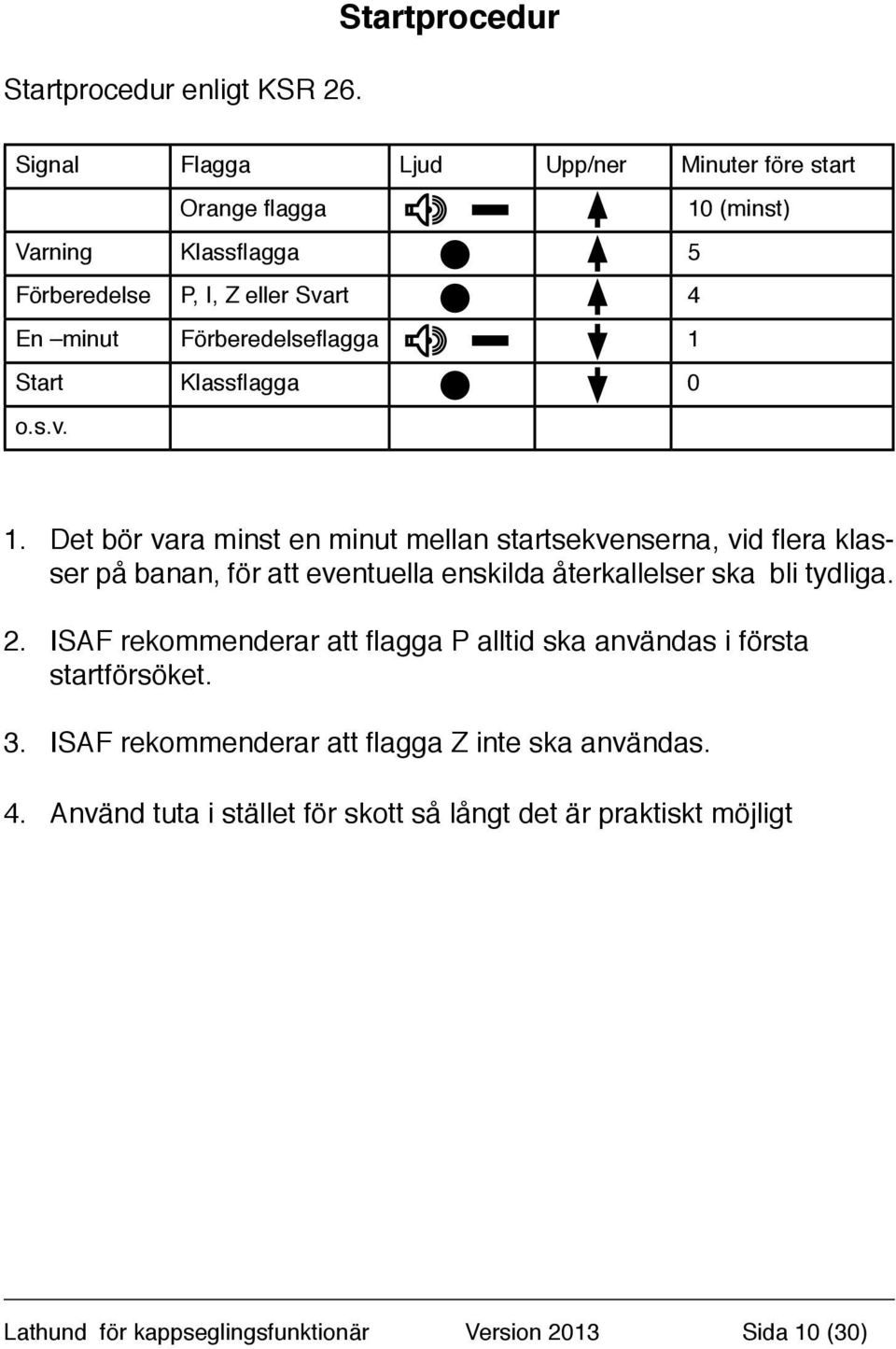 Förberedelseflagga 1 