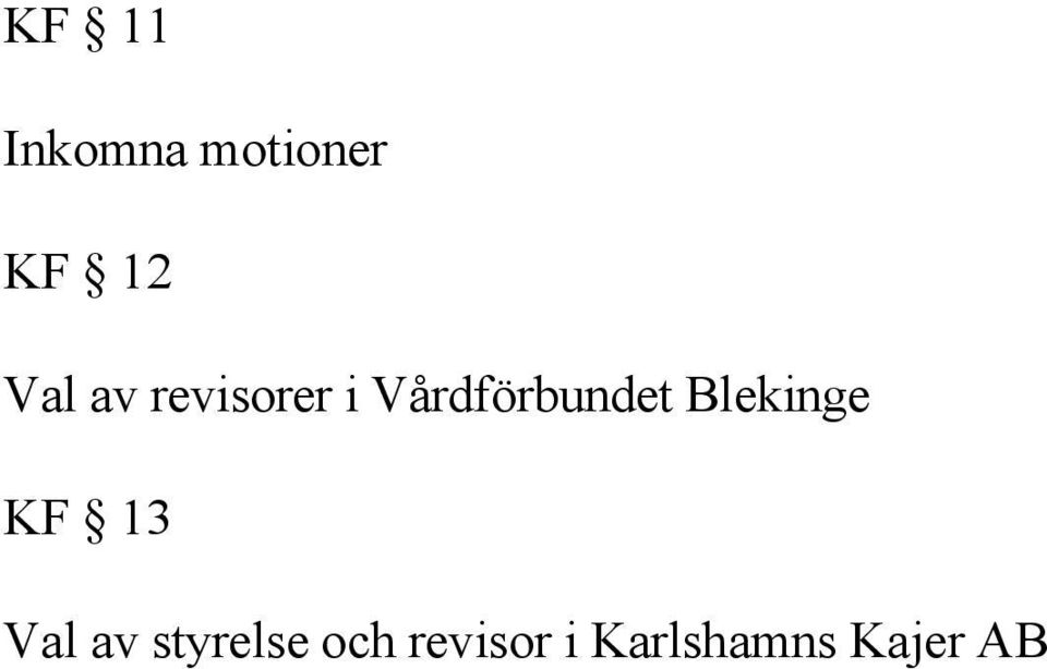 Vårdförbundet Blekinge KF 13