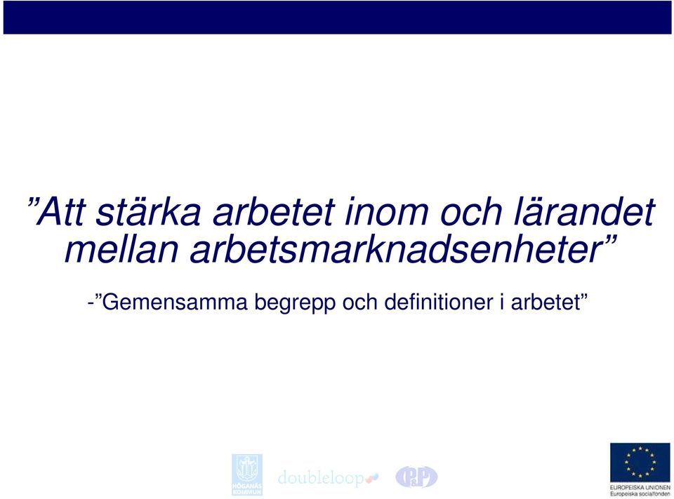arbetsmarknadsenheter -