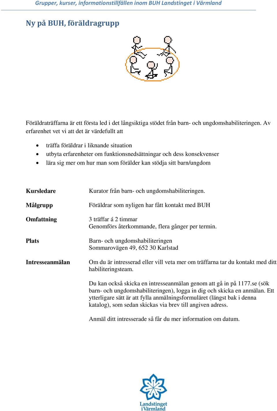 om hur man som förälder kan stödja sitt barn/ungdom Kurator från barn- och ungdomshabiliteringen.