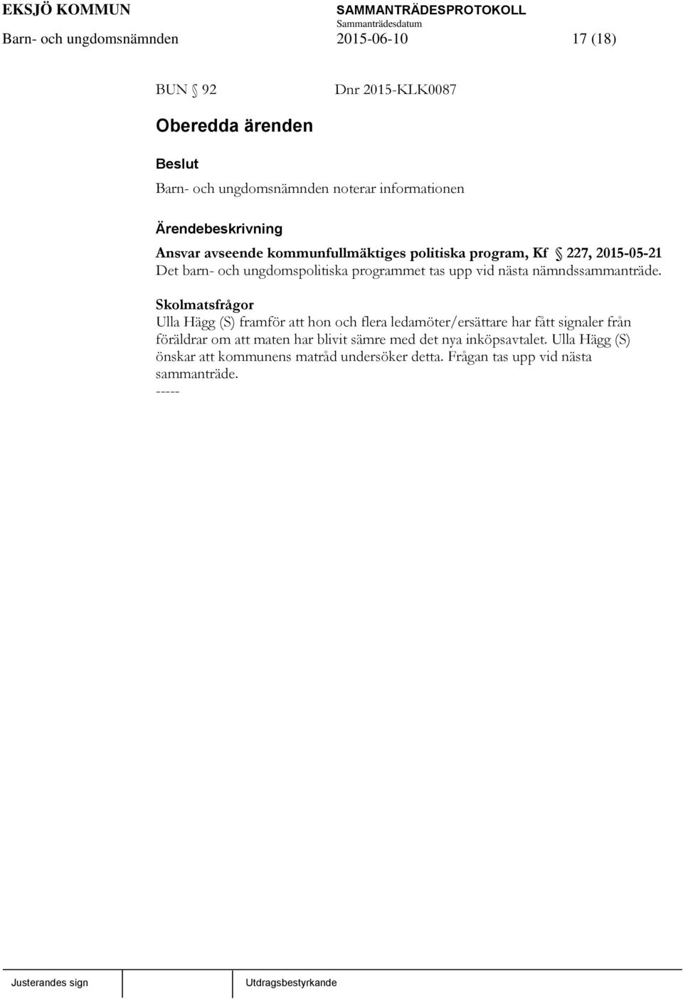 nämndssammanträde.