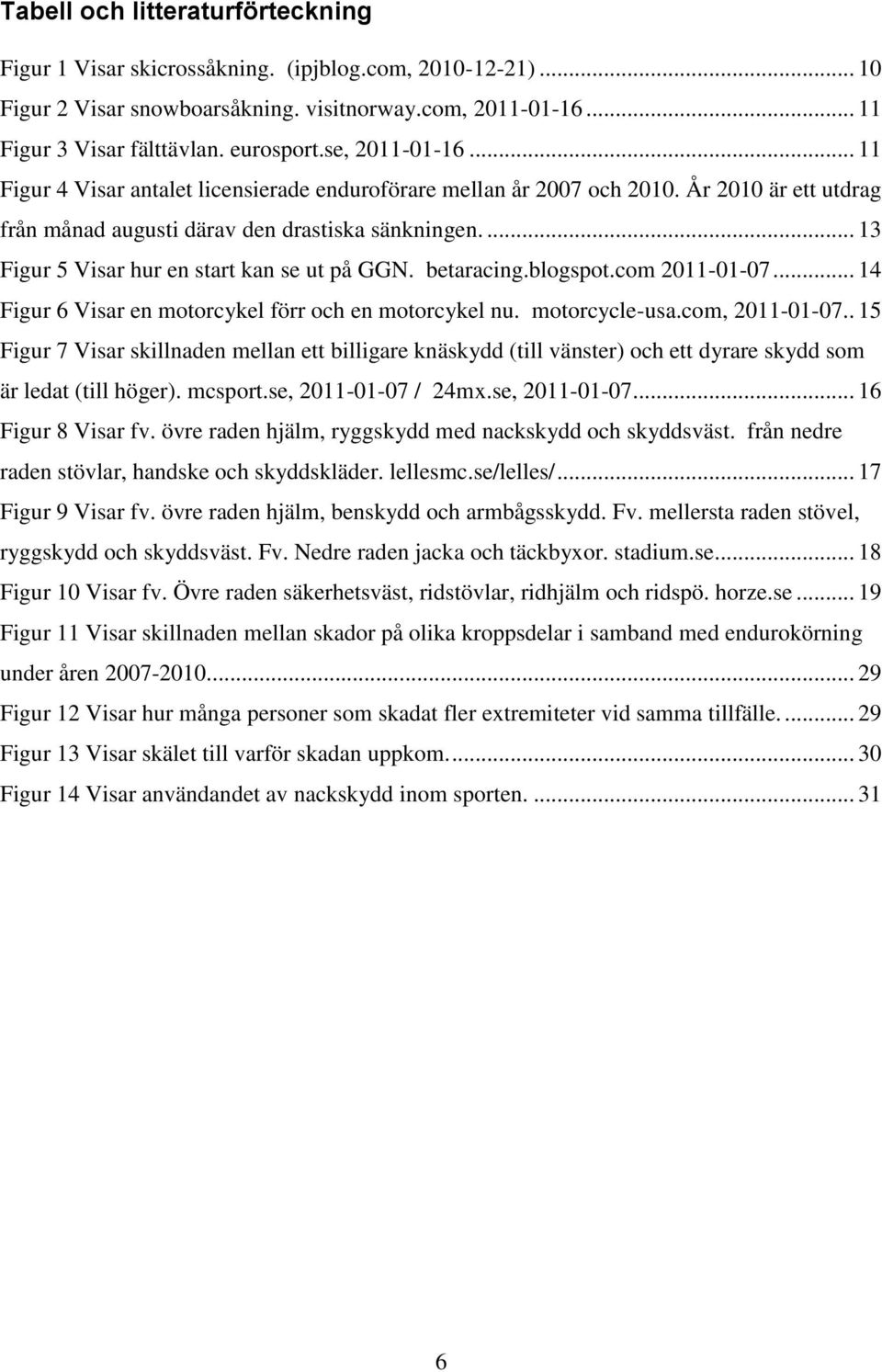 ... 13 Figur 5 Visar hur en start kan se ut på GGN. betaracing.blogspot.com 2011-01-07... 14 Figur 6 Visar en motorcykel förr och en motorcykel nu. motorcycle-usa.com, 2011-01-07.