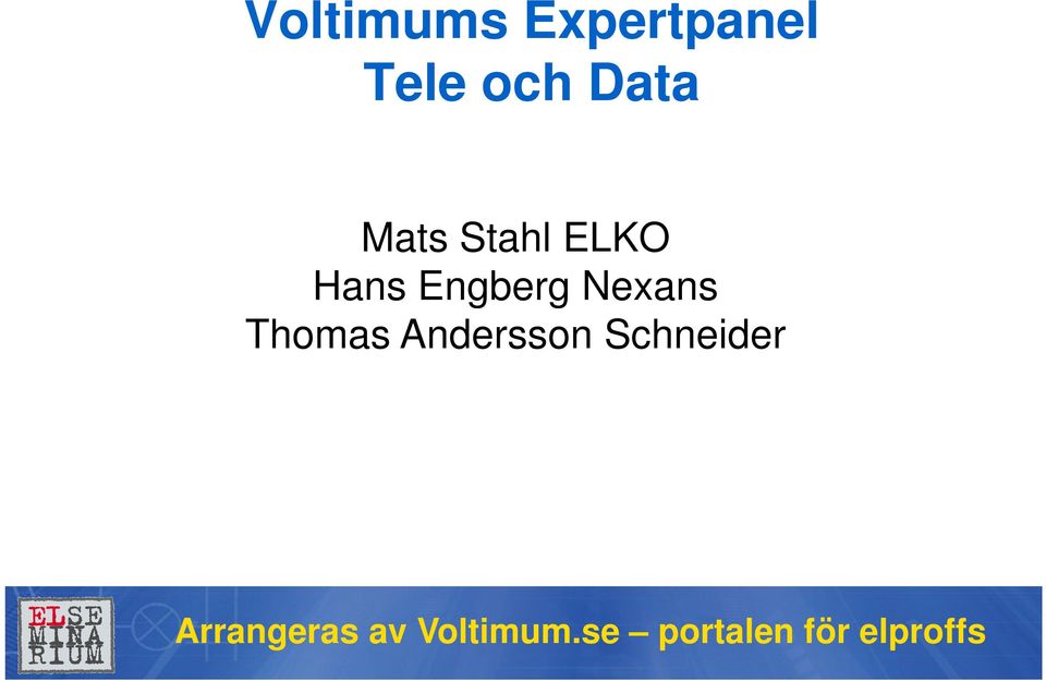 ELKO Hans Engberg Nexans