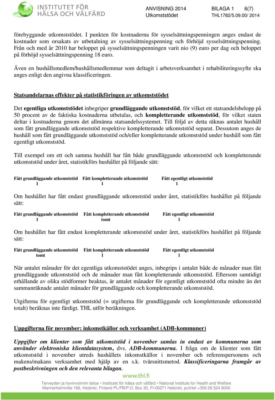 Från och med år 200 har beloppet på sysselsättningspenningen varit nio (9) euro per dag och beloppet på förhöjd sysselsättningspenning 8 euro.