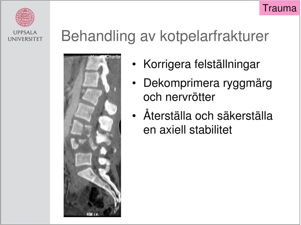 Dekomprimera ryggmärg och nervrötter