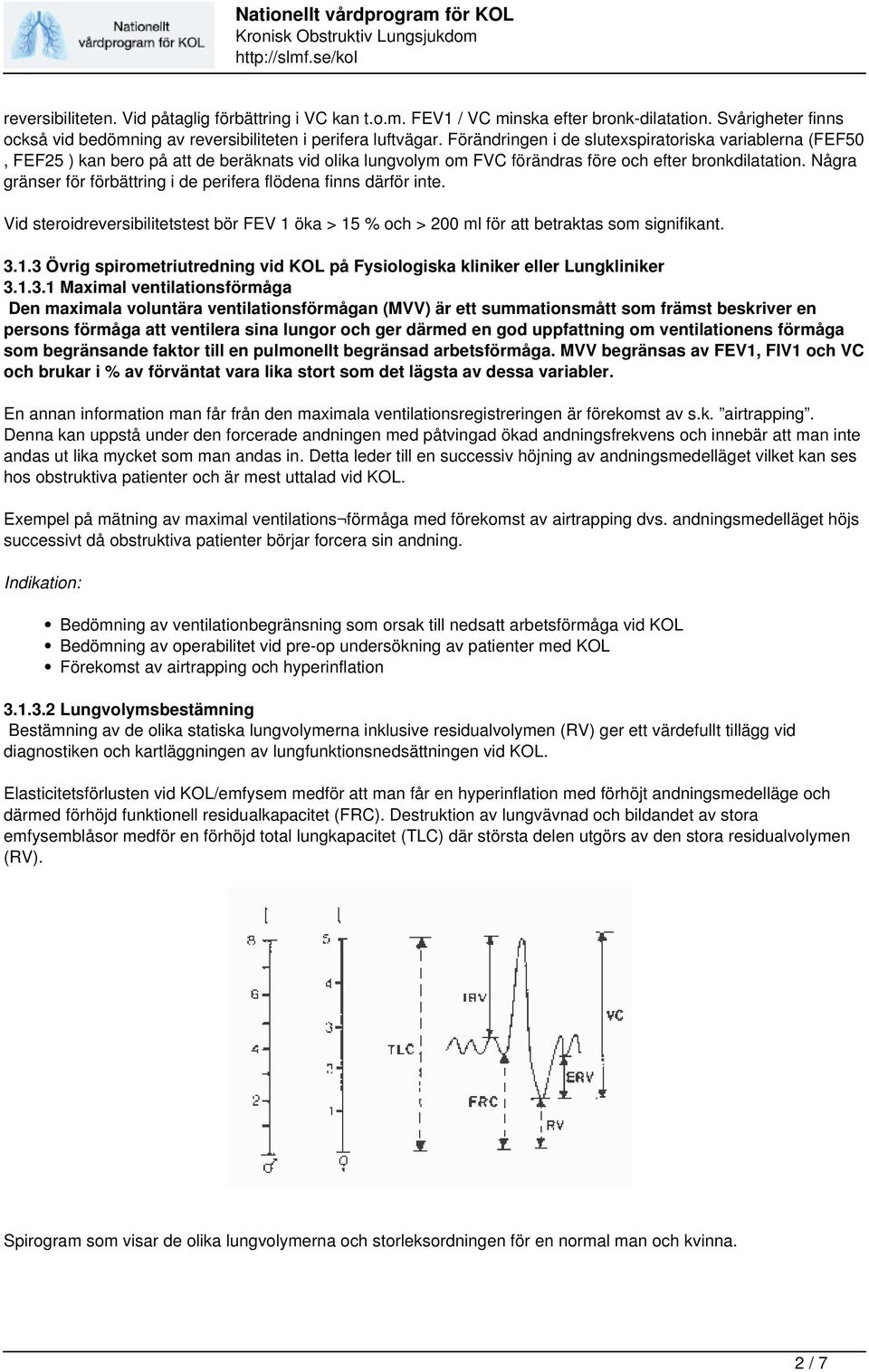 Lungfunktionsutredning - PDF Gratis nedladdning