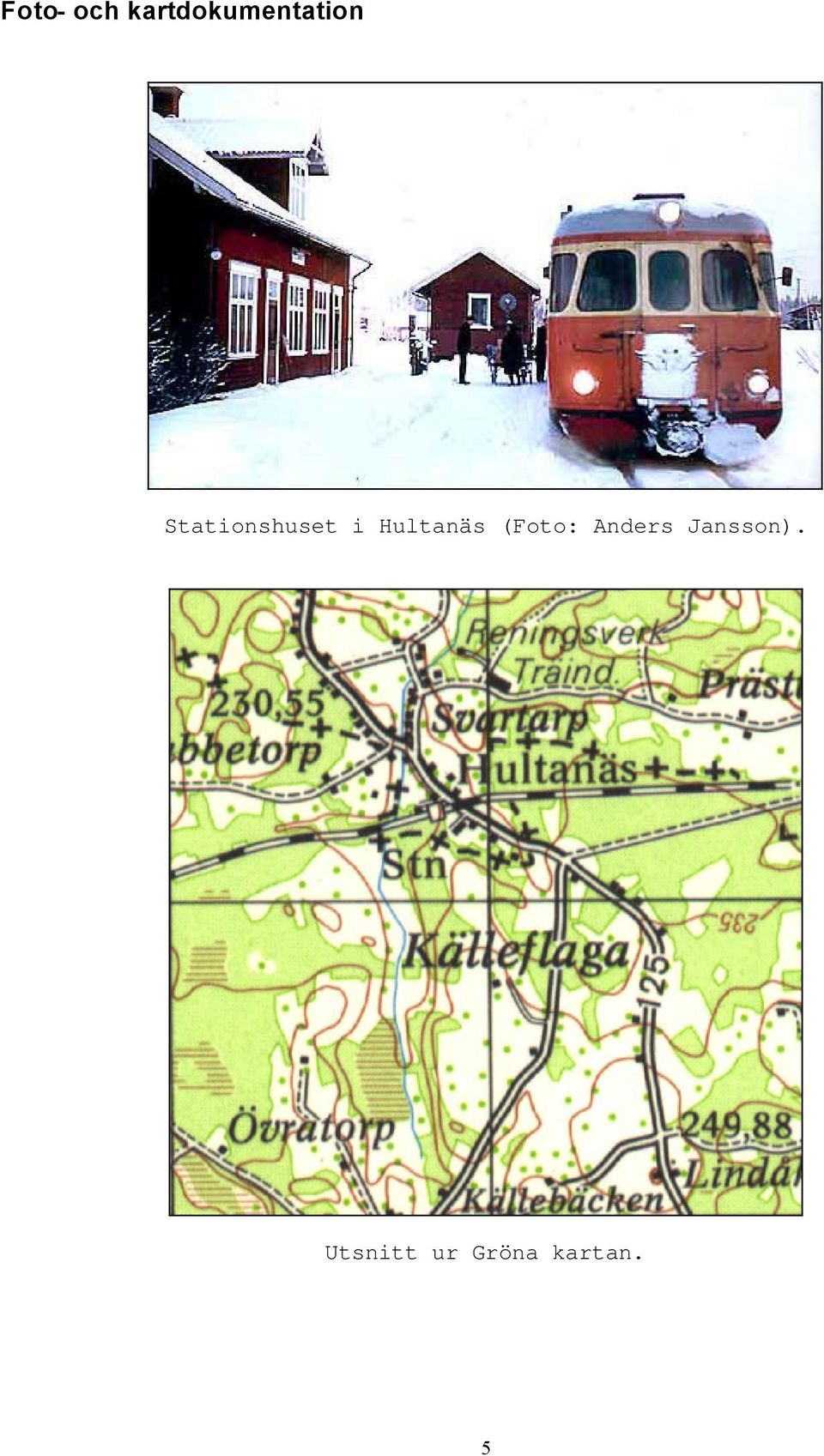 Stationshuset i Hultanäs
