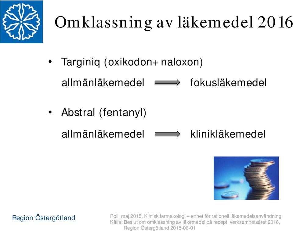 2015, Klinisk farmakologi enhet för rationell läkemedelsanvändning Källa: