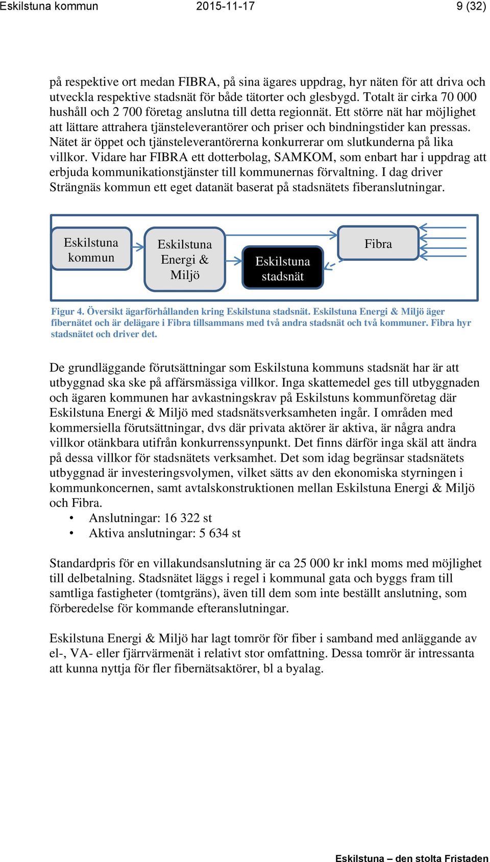 Nätet är öppet och tjänsteleverantörerna konkurrerar om slutkunderna på lika villkor.