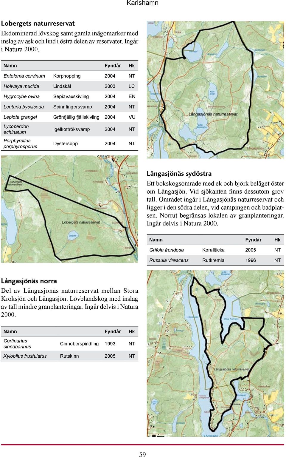 Lycoperdon echinatum Porphyrellus porphyrosporus Igelkottröksvamp 2004 Dystersopp 2004 Långasjönäs sydöstra Ett bokskogsområde med ek och björk beläget öster om Långasjön.