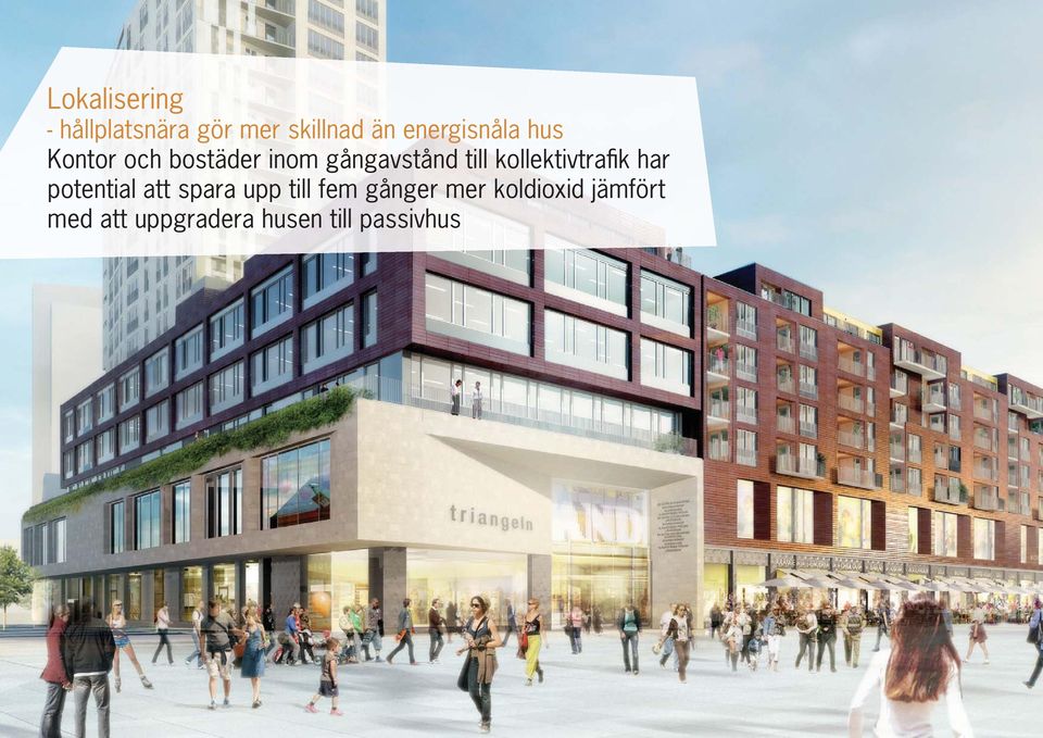 kollektivtrafi k har potential att spara upp till fem