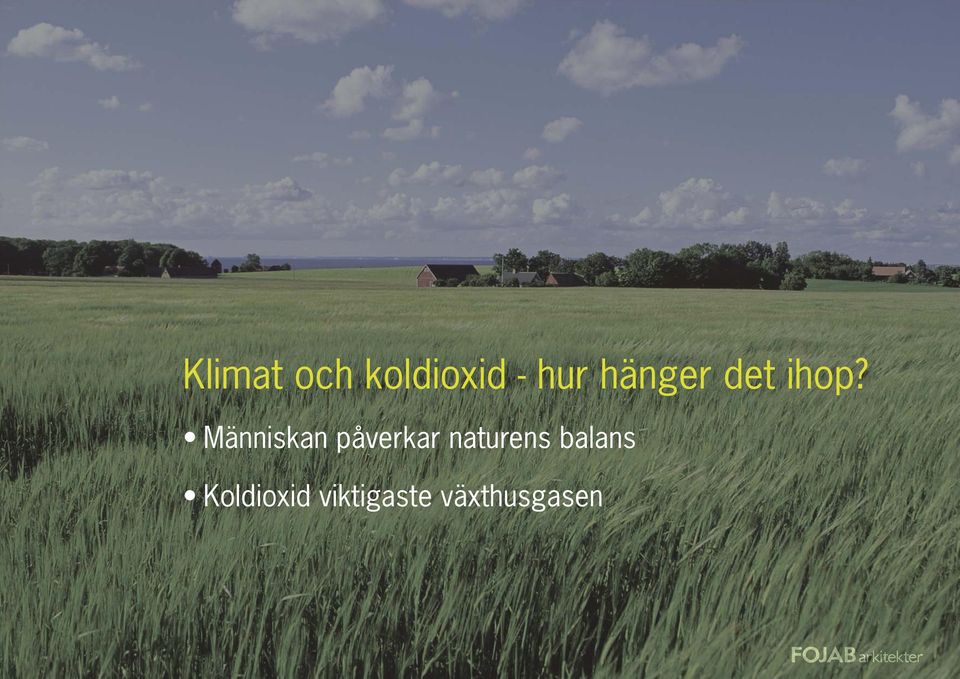 Människan påverkar naturens