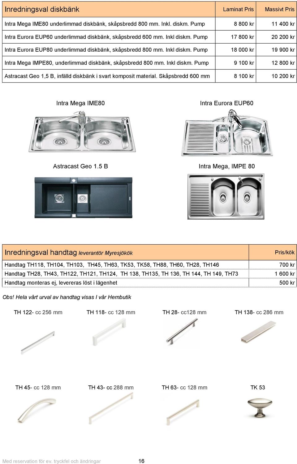 Inkl diskm. Pump 9 100 kr 12 800 kr Astracast Geo 1,5 B, infälld diskbänk i svart komposit material. Skåpsbredd 600 mm 8 100 kr 10 200 kr Intra Mega IME80 Intra Eurora EUP60 Astracast Geo 1.