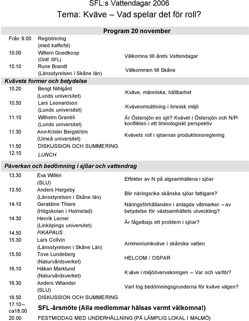 50 DISKUSSION OCH SUMMERING 12.