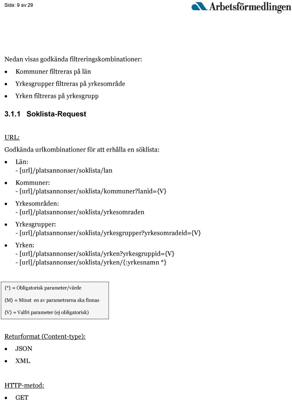 lanid={v} Yrkesområden: - [url]/platsannonser/soklista/yrkesomraden Yrkesgrupper: - [url]/platsannonser/soklista/yrkesgrupper?yrkesomradeid={v} Yrken: - [url]/platsannonser/soklista/yrken?