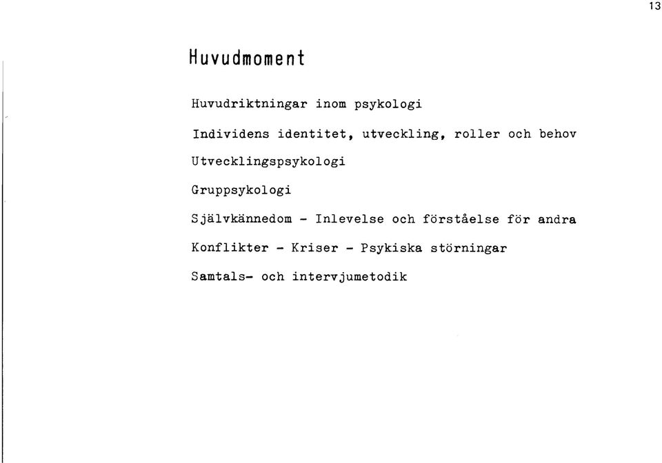 Gruppsykologi Självkännedom - Inlevelse och förståelse för