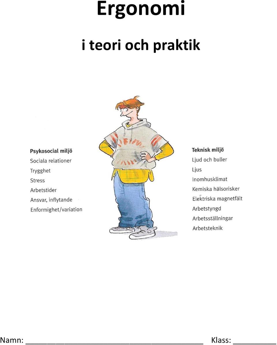 Ergonomi i teori och praktik - PDF Gratis nedladdning