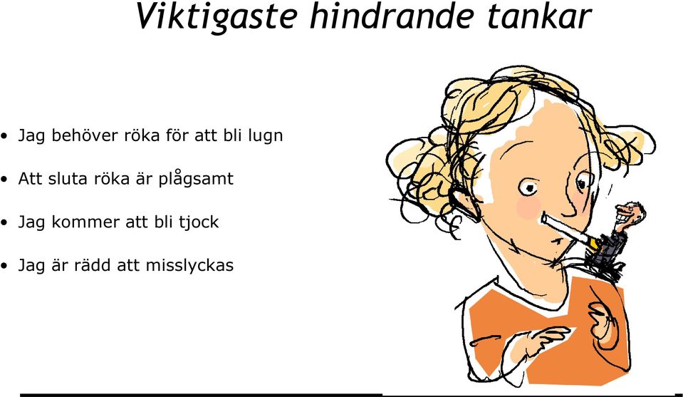 sluta röka är plågsamt Jag kommer