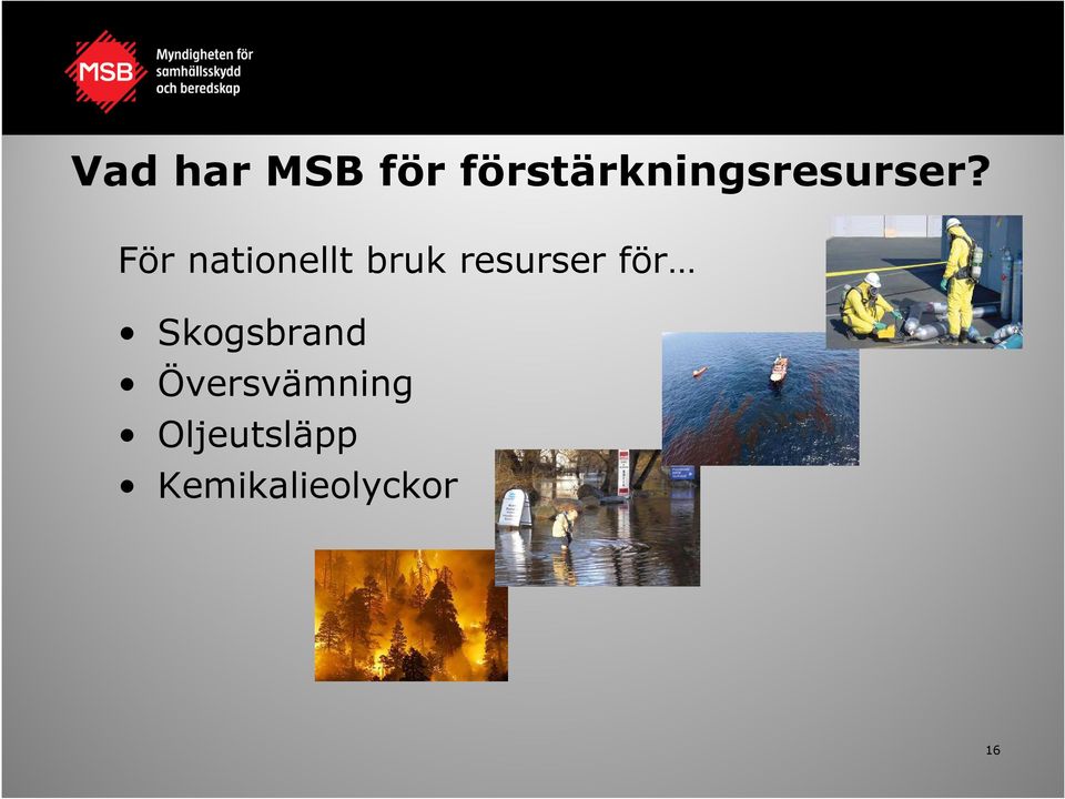 För nationellt bruk resurser