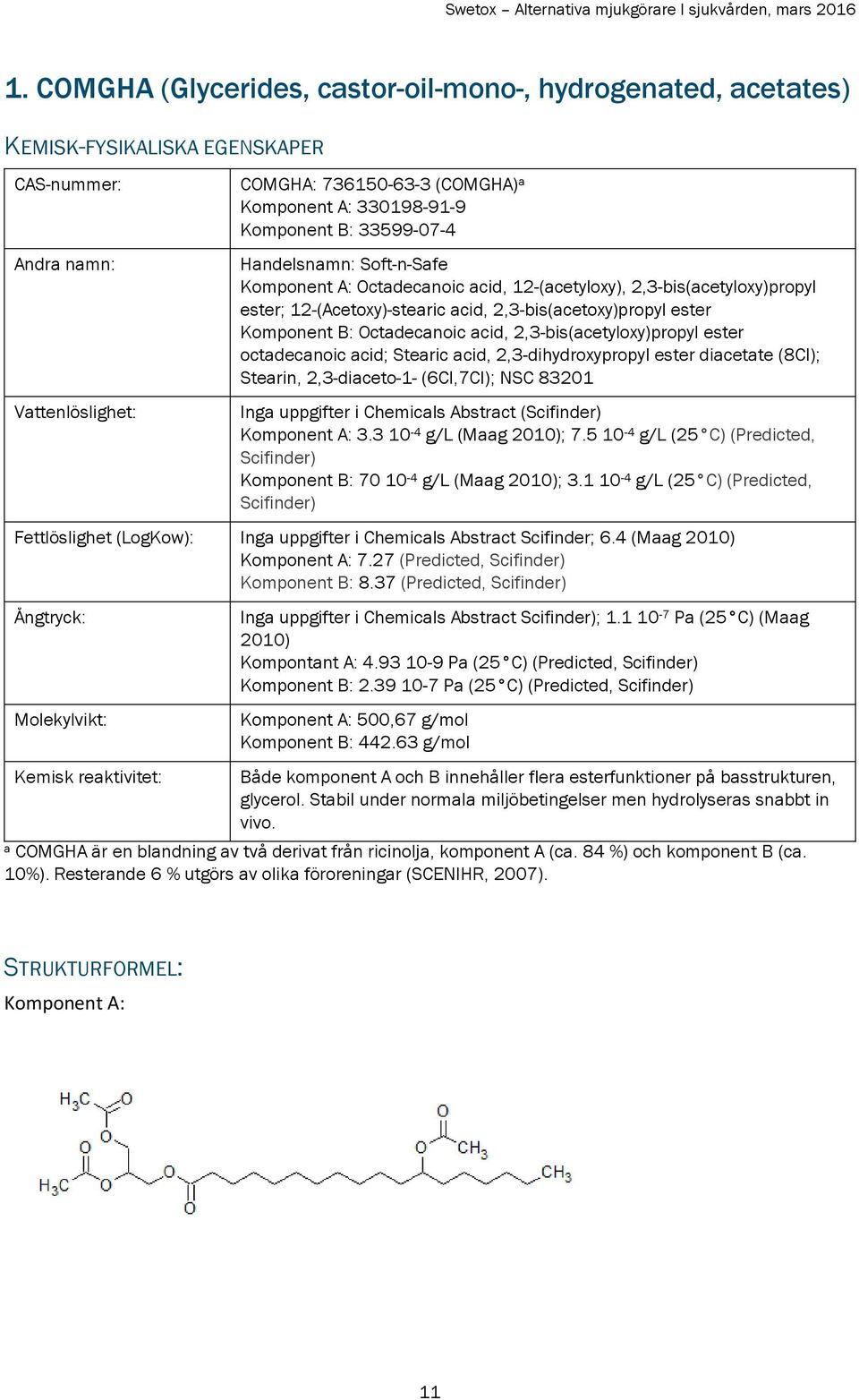 Octadecanoic acid, 2,3-bis(acetyloxy)propyl ester octadecanoic acid; Stearic acid, 2,3-dihydroxypropyl ester diacetate (8CI); Stearin, 2,3-diaceto-1- (6CI,7CI); NSC 83201 Inga uppgifter i Chemicals