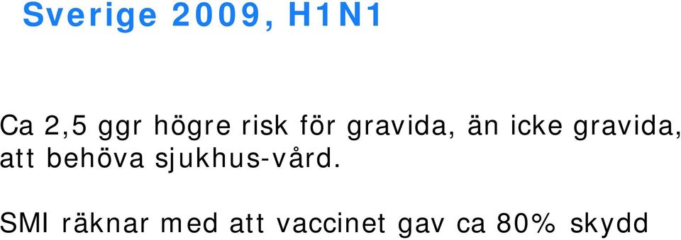 gravida, att behöva sjukhus-vård.