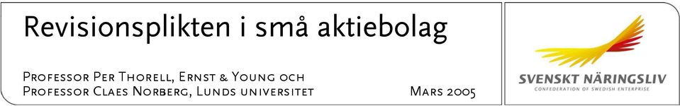 Thorell, Ernst & Young och