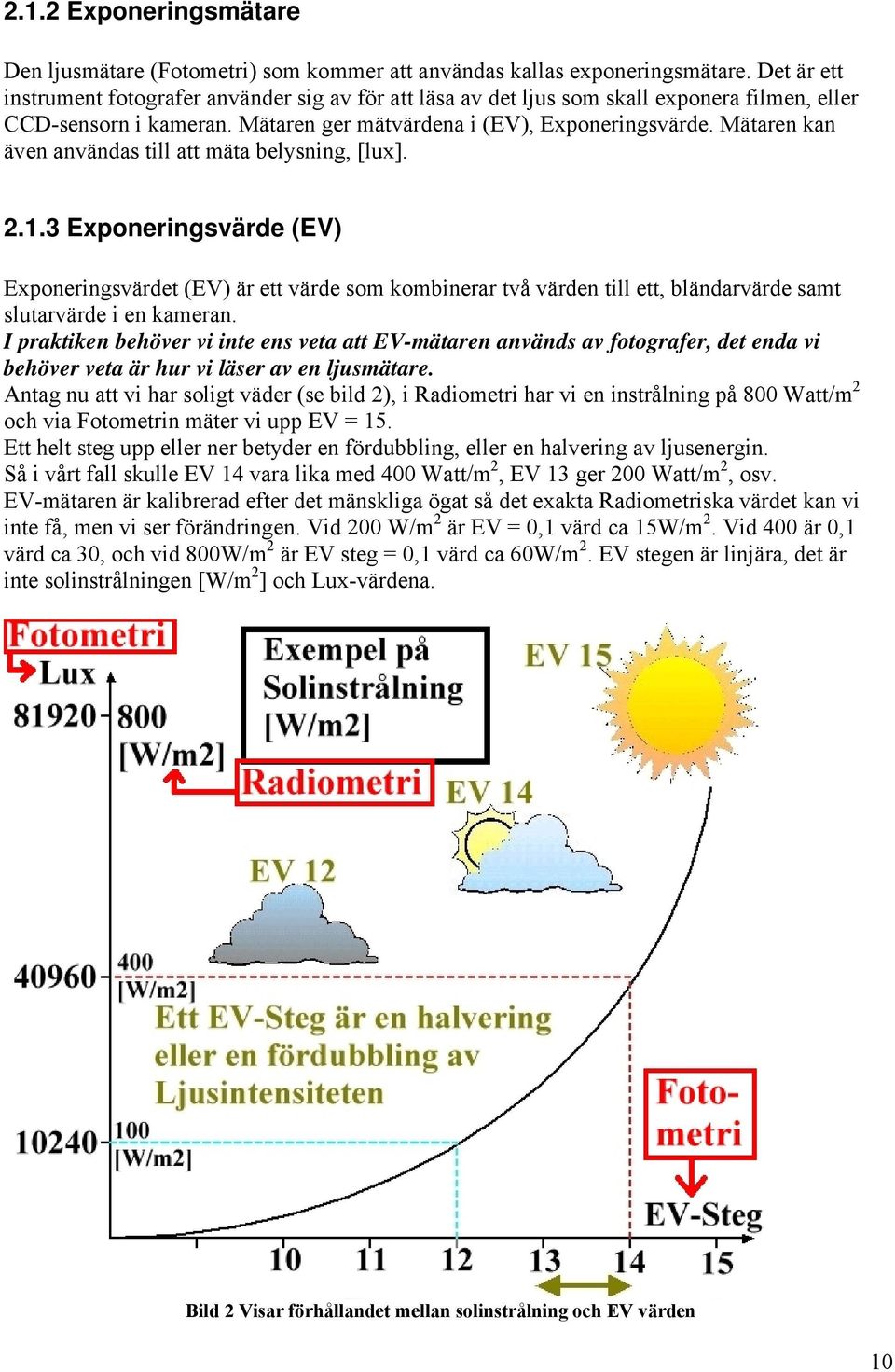 Mätaren kan även användas till att mäta belysning, [lux]. 2.1.