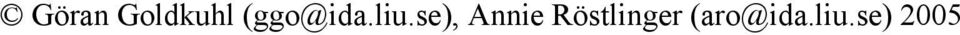 se), Annie