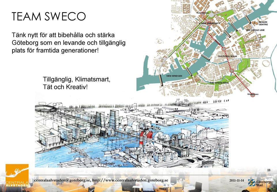 Tillgänglig, Klimatsmart, Tät och Kreativ!