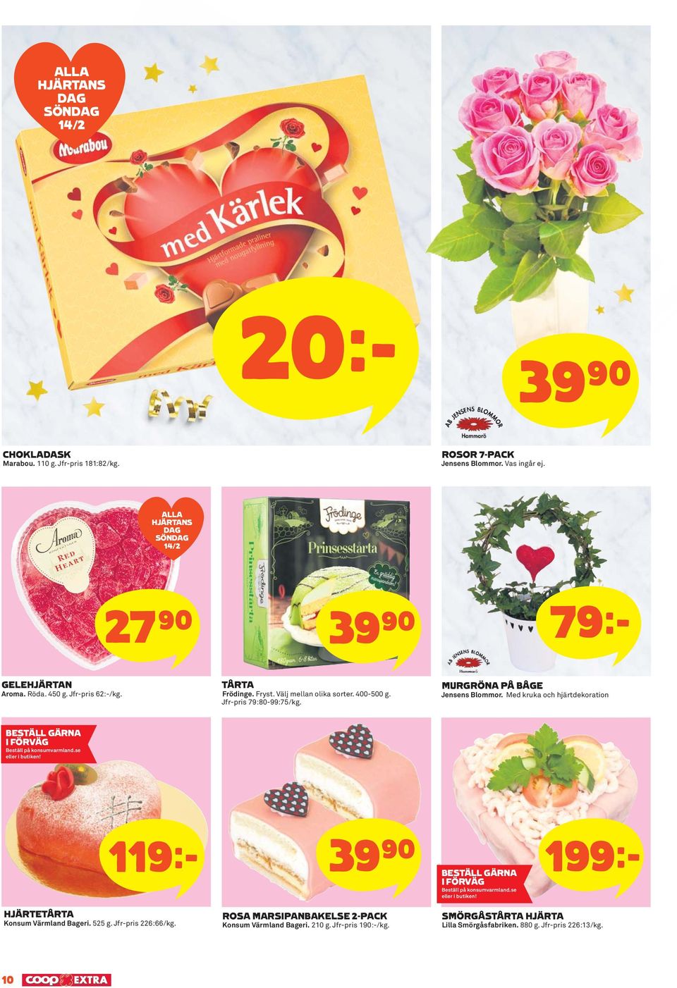 MURGRÖNA PÅ BÅGE Jensens Blommor. Med kruka och hjärtdekoration BESTÄLL GÄRNA I FÖRVÄG Beställ på konsumvarmland.se eller i butiken!