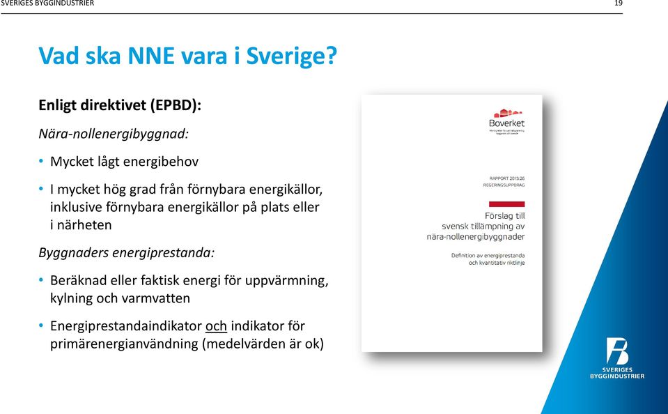 förnybara energikällor, inklusive förnybara energikällor på plats eller i närheten Byggnaders