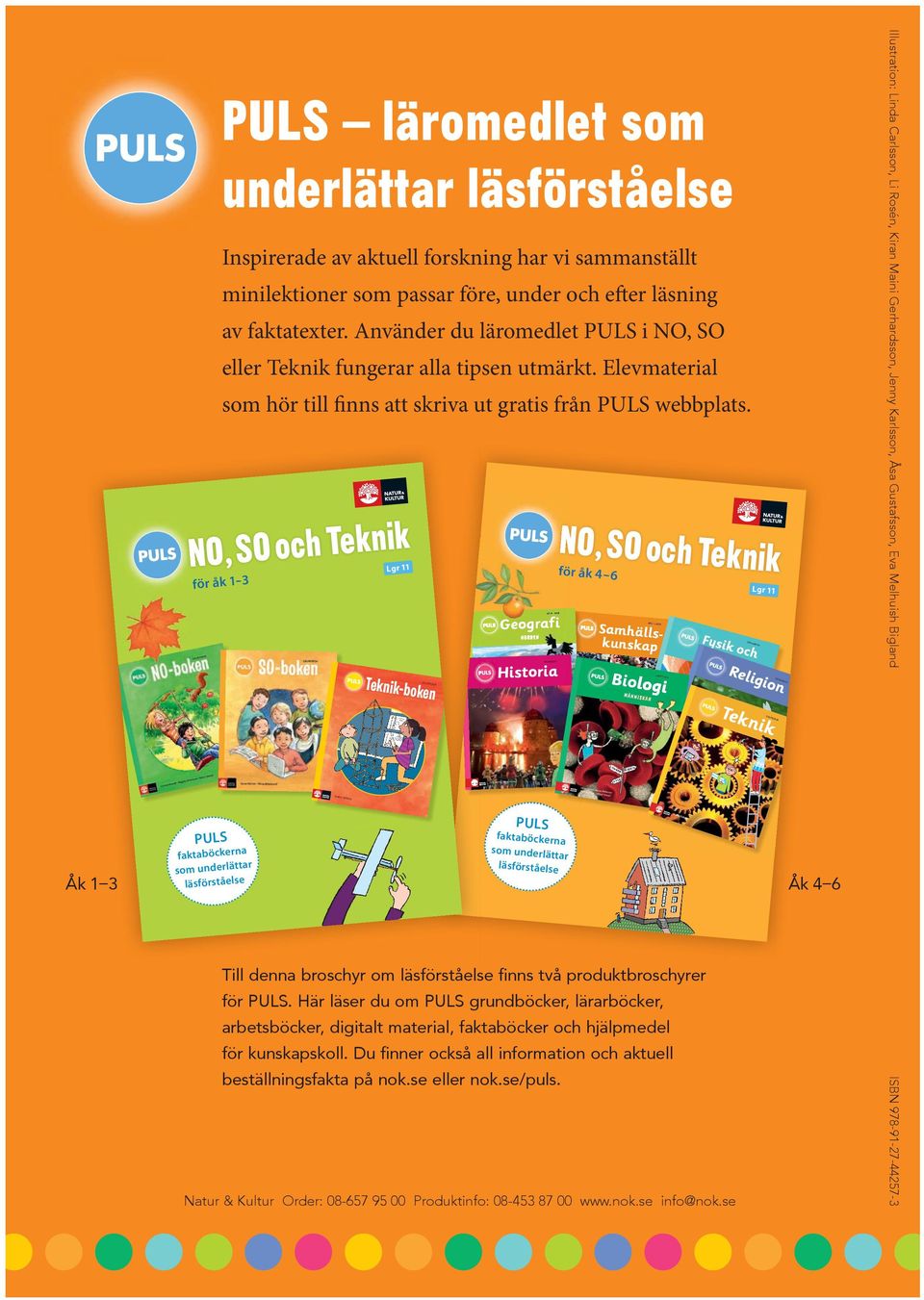 Elevmaterial som hör till finns att skriva ut gratis från PULS webbplats.