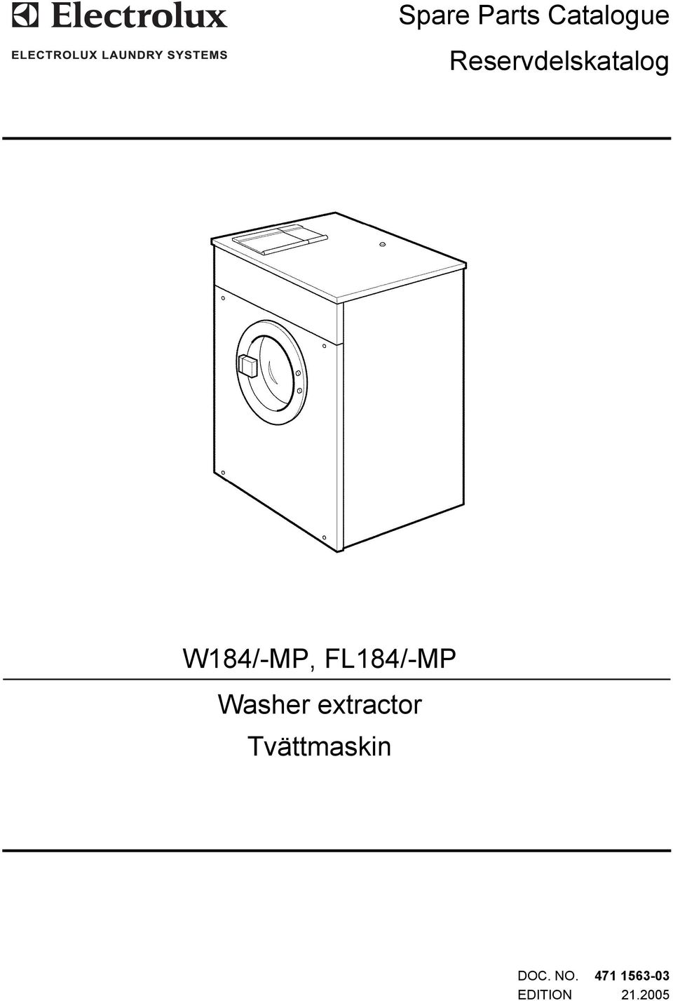 FL184/-MP Washer extractor