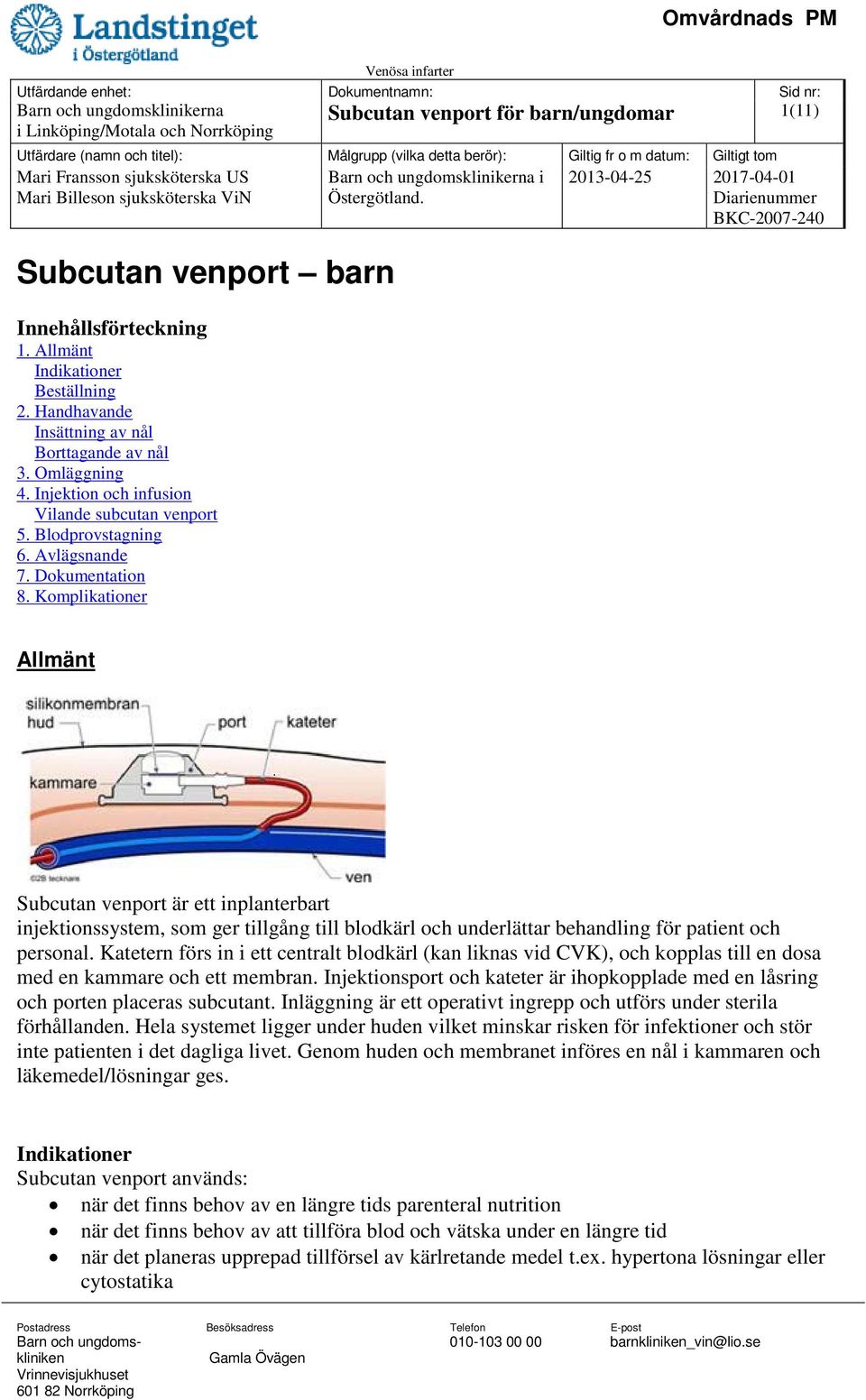 Subcutan venport barn - PDF Free Download