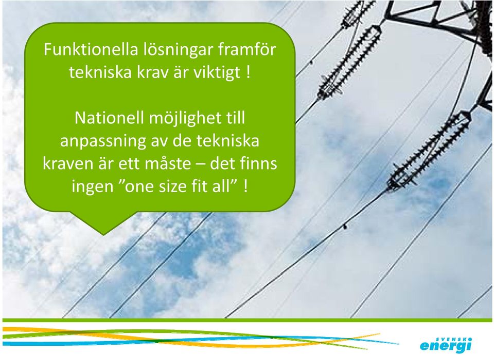 Nationell möjlighet till anpassning av