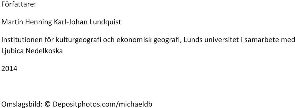 geografi, Lunds universitet i samarbete med
