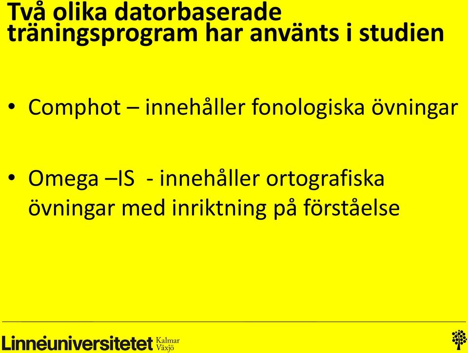 fonologiska övningar Omega IS - innehåller