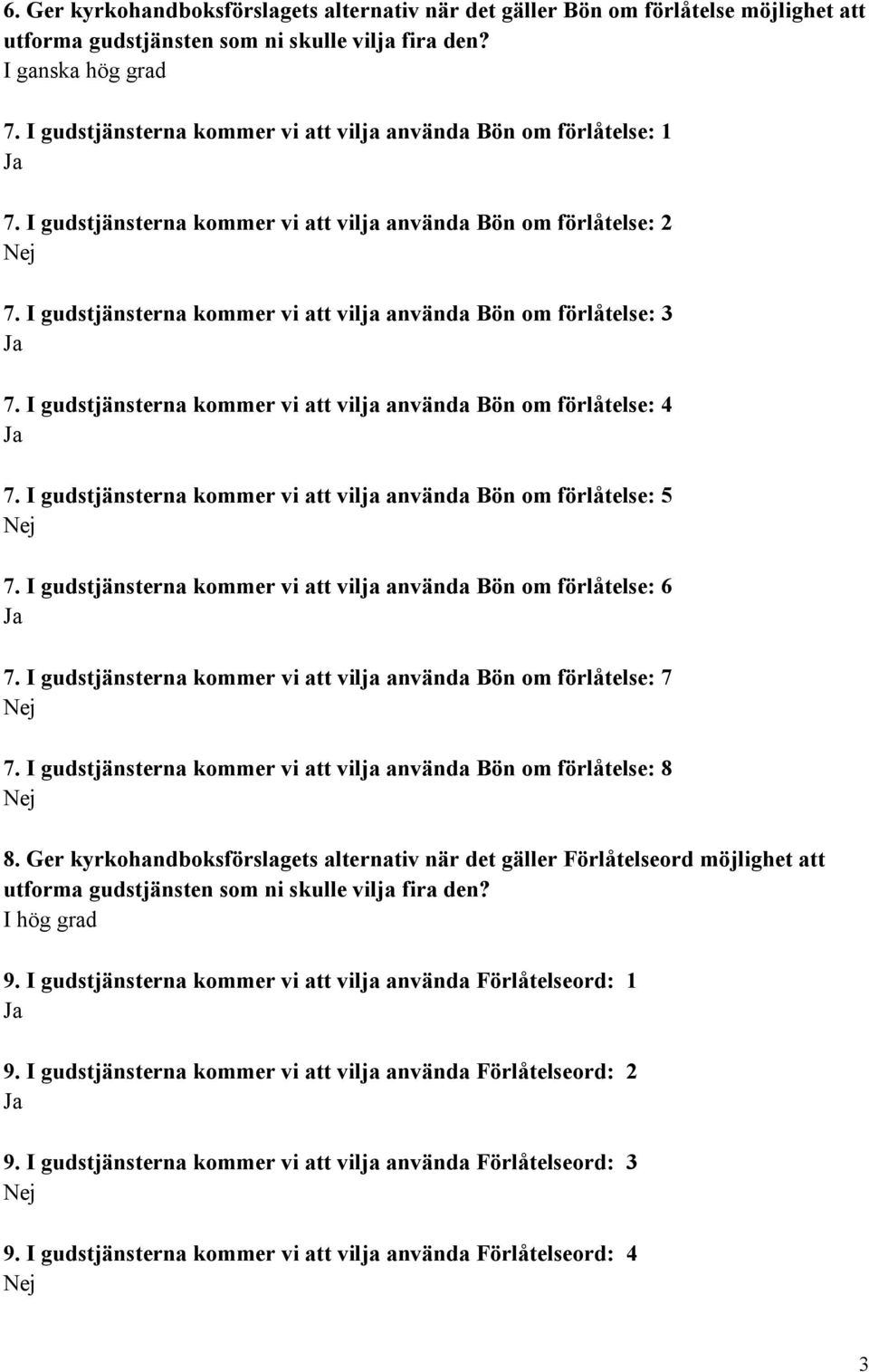 I gudstjänsterna kommer vi att vilja använda Bön om förlåtelse: 3 7. I gudstjänsterna kommer vi att vilja använda Bön om förlåtelse: 4 7.